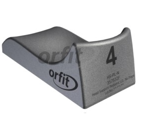 Apoio de cabeça em polietileno, modelo 4 (tamanho B) sem apoio lateral